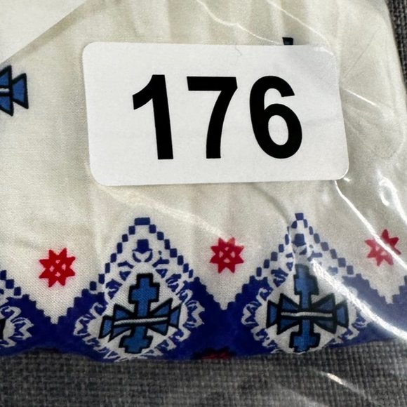 Lulu's‎ Mini Dress Relaxed Fit Blue & Ivory Sleeveless Small Lined Lightweight - Picture 15 of 15